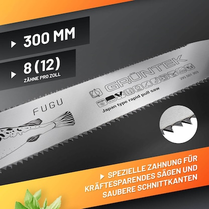Artikelbild 7 für GRÜNTEK® Japansäge FUGU 300,0 mm, Artikelnummer 316477