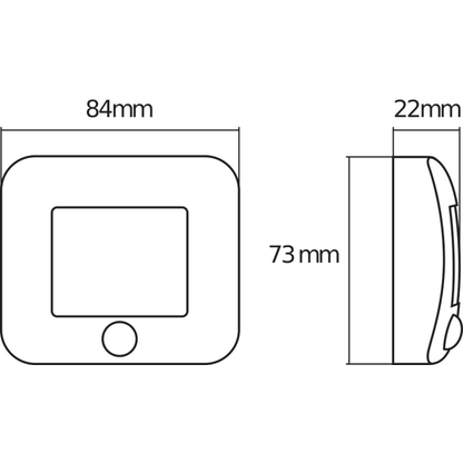 Artikelbild 2 für OSRAM LED-Außenleuchte mit Bewegungsmelder NIGHTLUX Hall, silber 0,25 W, 1 St., Artikelnummer 710226