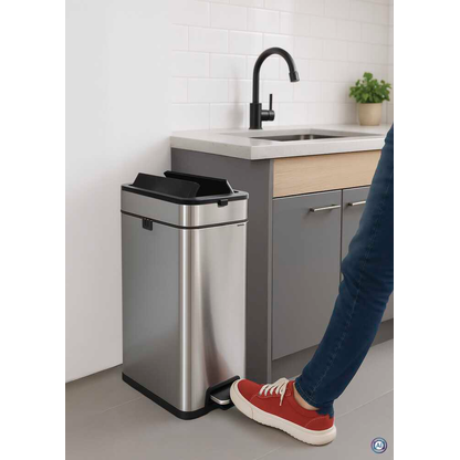 Artikelbild 2 für MAUL Lwing Mülleimer 40,0 l edelstahl, 1 St., Artikelnummer 778971