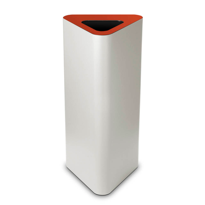 Artikelbild für TKG Pure Mülleimer 60,0 l weiß, rot, 1 St., Artikelnummer 404614