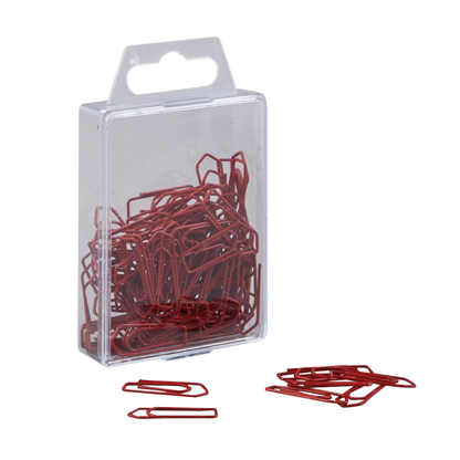 Artikelbild für Gowi Büroklammern rot lackiert, 100 St., Artikelnummer 790832