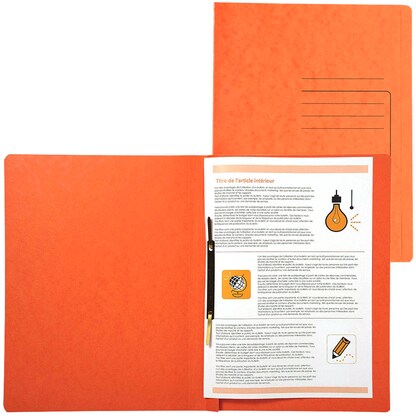 Artikelbild für Exacompta Schnellhefter Karton orange DIN A4, 25 St., Artikelnummer 286577