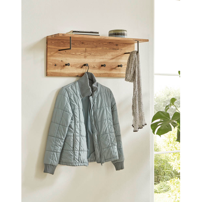 Artikelbild für HAKU Möbel Wandgarderobe 22359 braun Holz 4 Haken 80,0 x 30,0 cm, Artikelnummer 551851