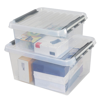 Artikelbild 7 für sunware Q-line Aufbewahrungsbox 18,0 l transparent 37,8 x 39,5 x 18,0 cm, 1 St., Artikelnummer 145654