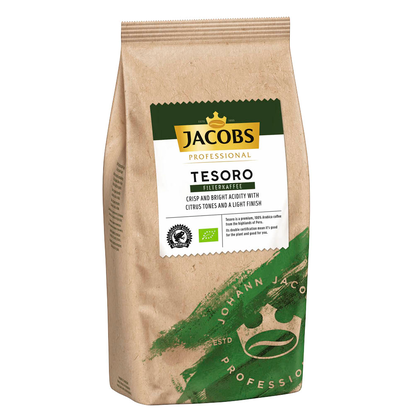 Artikelbild 2 für JACOBS TESORO Bio-Kaffee, gemahlen, Arabicabohnen 1000 g, Artikelnummer 527679