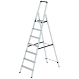 Artikelbild 1 für MUNK Stehleiter einseitig 11227 silber 7 Stufen, H: 225,0 cm, Artikelnummer 593519