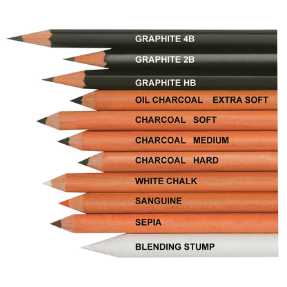 Artikelbild 2 für Brevillier's CRETACOLOR Cretacolor STUDIO Drawing 101 Malset farbsortiert, 1 Set, Artikelnummer 379634