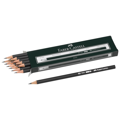 Artikelbild für FABER-CASTELL 1111 Bleistifte 2B schwarz, 12 St., Artikelnummer 901678