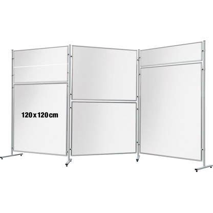 Artikelbild für FRANKEN Trennwand ECO, doppelseitig, weiß 120,0 x 120,0 cm, 1 St., Artikelnummer 570650