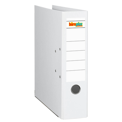 Artikelbild 2 für büroplus Ordner weiß Kunststoff 8,0 cm DIN A4, 1 St., Artikelnummer 257105