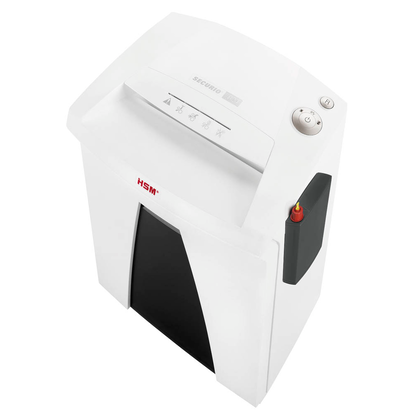 Artikelbild 2 für HSM SECURIO B24 - externer autom. Öler Aktenvernichter mit Partikelschnitt P-4, 4,5 x 30 mm, bis 16 Blatt, weiß, Artikelnummer 376337