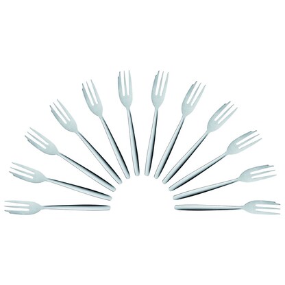 Artikelbild für solex® Kuchengabeln TM 80 silber, 12 St., Artikelnummer 984047
