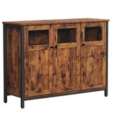 Artikelbild 1 für VASAGLE Sideboard, LSC099B01V1 braun 100,0 x 35,0 x 75,0 cm, 1 St., Artikelnummer 289427