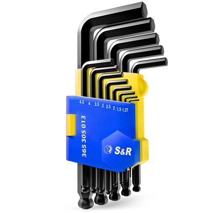 Artikelbild 2 für S&R Innensechskantschlüssel-Satz 365.305.013 13-teilig, Artikelnummer 316199
