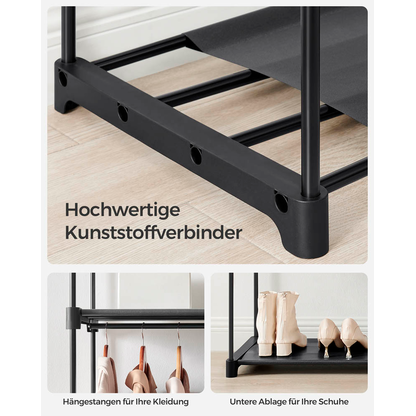 Artikelbild 6 für SONGMICS Stoffschrank, RYG02BK schwarz 140,0 x 43,0 x 174,0 cm, 1 St., Artikelnummer 439412