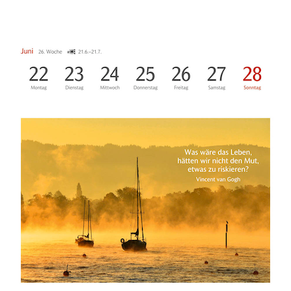 Artikelbild 8 für Harenberg Postkartenkalender Momente des Glücks 2026, 1 St., Artikelnummer 551277