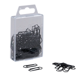 Artikelbild 1 für Gowi Büroklammern schwarz lackiert, 100 St., Artikelnummer 790857