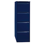 Artikelbild 1 für BISLEY Hängeregistraturschrank oxfordblau 4 Schubladen 41,3 x 62,2 x 132,1 cm, 1 St., Artikelnummer 582167