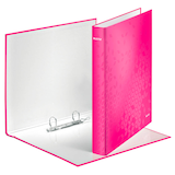 Artikelbild 1 für LEITZ WOW Ringbuch 2-Ringe pink 4,0 cm DIN A4, 1 St., Artikelnummer 656967