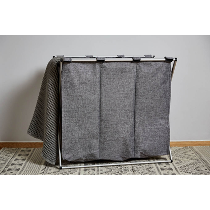 Artikelbild 8 für WENKO Wäschesortierer Trio grau, 1 St., Artikelnummer 530218