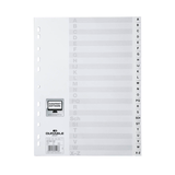 Artikelbild 1 für DURABLE Ordnerregister DIN A4 Vollformat A-Z weiß 24-teilig, 1 Satz, Artikelnummer 294496