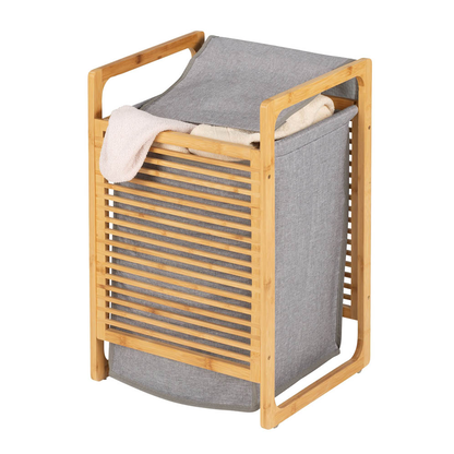 Artikelbild für WENKO Wäschetruhe Bahari braun, grau, 1 St., Artikelnummer 530083