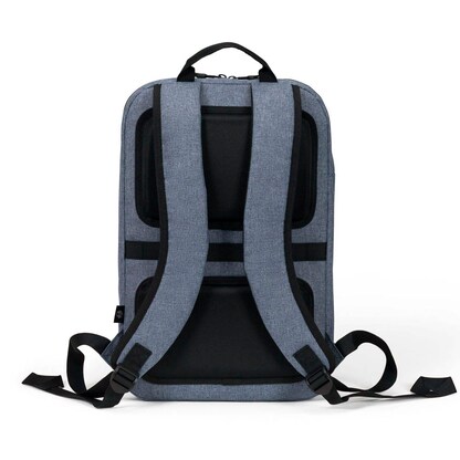 Artikelbild 7 für DICOTA Laptop-Rucksack Slim Eco MOTION Kunstfaser denim blau bis 35,8 cm (14,1 Zoll), Artikelnummer 281729