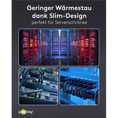 Artikelbild 7 für goobay RJ-45 Netzwerkkabel 7,5 m weiß bis zu 10,00 Gbit/Sek. bis zu 500 MHz, 1 St., Artikelnummer 557649