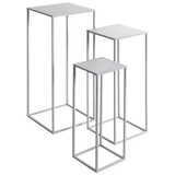 Artikelbild 1 für HAKU Möbel Pflanzenständer-Set Valletta 2 Metall grau, 3 St., Artikelnummer 650166