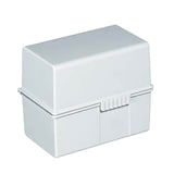 Artikelbild 1 für HAN A7 Karteikasten DIN A7 für 300 Karteikarten lichtgrau mit Deckel, Artikelnummer 458034