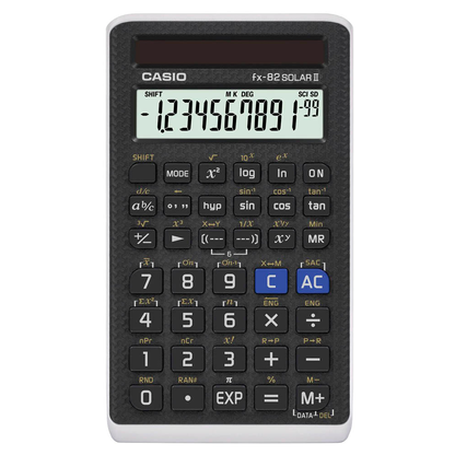 Artikelbild für CASIO FX-82Solar II Wissenschaftlicher Taschenrechner schwarz, Artikelnummer 366676