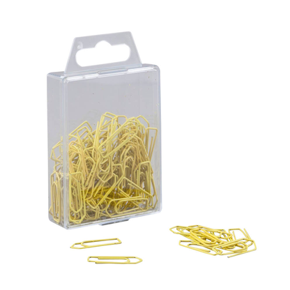 Artikelbild für Gowi Büroklammern gelb lackiert, 100 St., Artikelnummer 790865