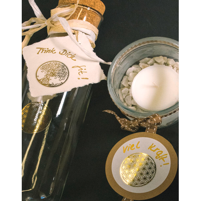 Artikelbild 5 für AVERY Zweckform Aufkleber 56817 Lebensblume, gold, 50 Etiketten, Artikelnummer 102321