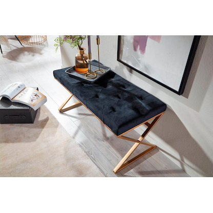 Artikelbild 5 für WOHNLING Sitzbank WL6.617 schwarz Stoff 90,0 cm, Artikelnummer 166219