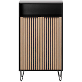 Artikelbild 1 für MÖBELPARTNER Schuhschrank Hank, 157162 schwarz, Akustikoptik 60,2 x 33,1 x 107,09 cm, 1 St., Artikelnummer 255168