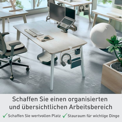 Artikelbild 7 für LEITZ Pegboard Anbau-Schreibtisch-Organizer weiß , 1 St., Artikelnummer 401537