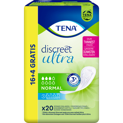 Artikelbild für TENA Slipeinlagen discreet ultra NORMAL, 20 St., Artikelnummer 688436