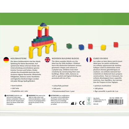 Artikelbild 8 für Idena KDT7920 Holzbausteine Bausteine, Artikelnummer 819393
