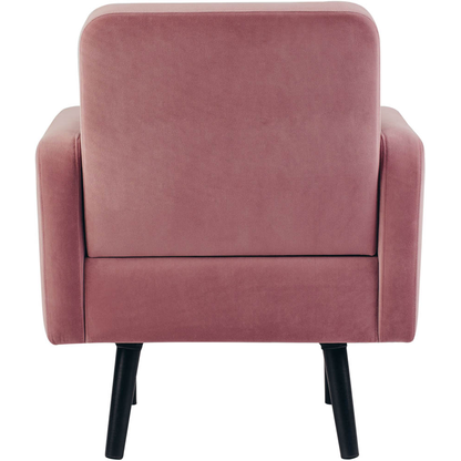 Artikelbild 4 für meet powered by PAPERFLOW Sessel LISBOA rosa schwarz Stoff 71,0 x 81,5 x 83,0 cm, 1 St., Artikelnummer 851073