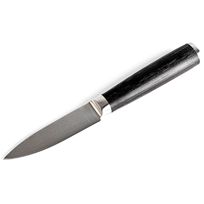 Artikelbild für Echtwerk Küchenmesser Damast silber, schwarz, Klinge: 8,5 cm, 1 St., Artikelnummer 649679