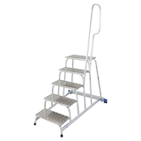 Artikelbild 1 für KRAUSE Montagetritt STABILO silber 5 Stufen, H: 140,0 cm, Artikelnummer 567824