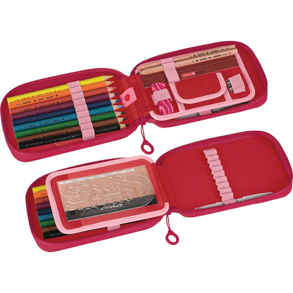 Artikelbild 5 für BRUNNEN Federmäppchen befüllt s'maepp Fruity Love rosa/rot 16-teilig, 20,0 x 4,5 cm, Artikelnummer 778116