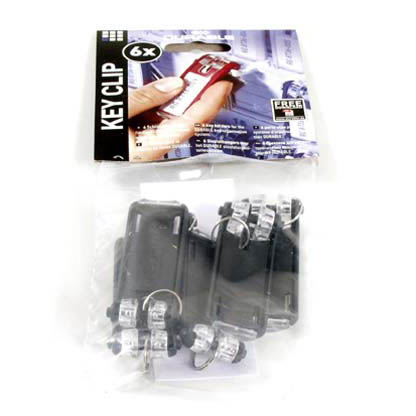 Artikelbild 2 für DURABLE Schlüsselanhänger KEY CLIP schwarz, 6 St., Artikelnummer 569582