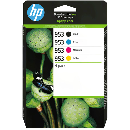 Artikelbild 2 für HP 953(6ZC69AE) schwarz, cyan, magenta, gelb Druckerpatronen, 4er-Set, Artikelnummer 304677