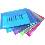 Artikelbild 1 für RAPESCO® Dokumententaschen DIN A5 farbsortiert genarbt 0,20 mm, 5 St., Artikelnummer 154887