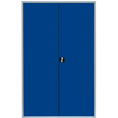 Artikelbild 2 für LÜLLMANN Stahlschrank 530381 enzianblau, lichtgrau 4 Fachböden 120,0 x 60,0 x 195,0 cm, aufgebaut, 1 St., Artikelnummer 182879