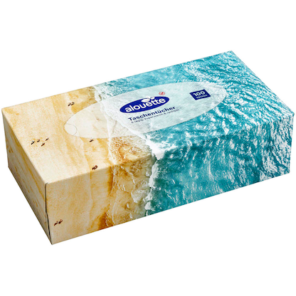 Artikelbild für alouette Taschentücherbox 4-lagig weiß, 100 Tücher, Artikelnummer 392926