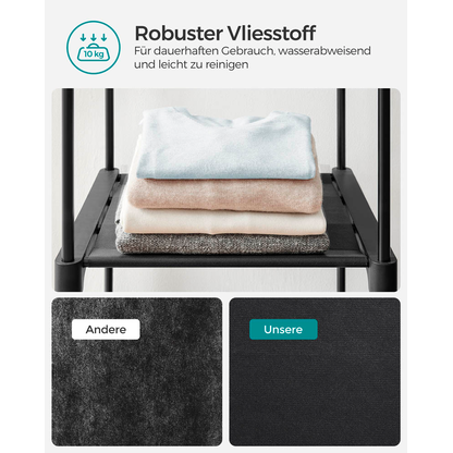 Artikelbild 7 für SONGMICS Stoffschrank, RYG02BK schwarz 140,0 x 43,0 x 174,0 cm, 1 St., Artikelnummer 439412