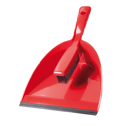 Artikelbild für haug® bürsten Kehrgarnitur rot Kunststoff 36,0 cm breit, Artikelnummer 456067