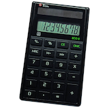 Artikelbild 1 für TWEN ECO 8 Taschenrechner schwarz, Artikelnummer 453427
